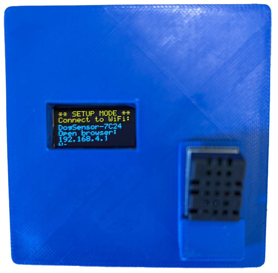 Kennel Care sensor unit, blue